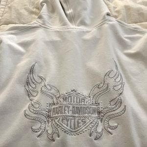 Harley Davidson zip up hoodie